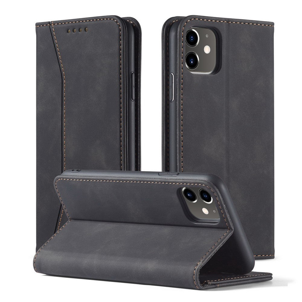 Fantasy Series Auto-absorberende Læderpung Etui med Stand til iPhone 12 mini 5,4 tommer