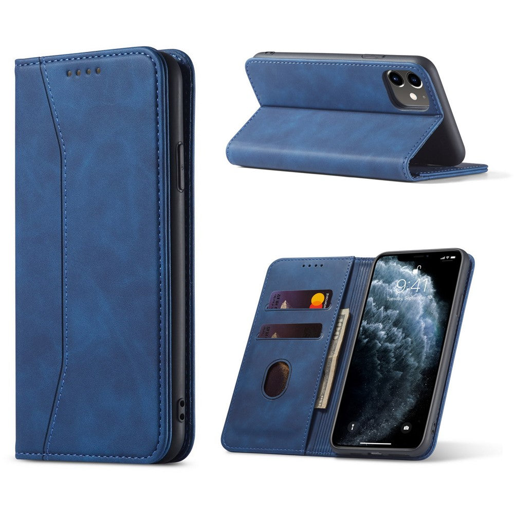 Fantasy Series Auto-absorberende Læderpung Etui med Stand til iPhone 12 mini 5,4 tommer