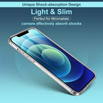 Fingeraftryksafvisende gennemsigtigt TPU-telefoncover til iPhone 12 mini 5,4 tommer