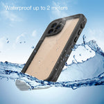REDPEPPER Dot+ Series Transparent Back IP68 Waterproof PC+TPU Phone Case for iPhone 12 Pro