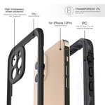REDPEPPER Dot+ Series Transparent Back IP68 Waterproof PC+TPU Phone Case for iPhone 12 Pro