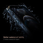 REDPEPPER Dot+ Series Transparent IP68 Waterproof PC+TPU Case Phone Covering for iPhone 12