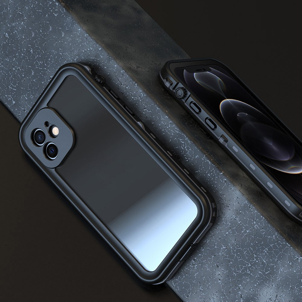 REDPEPPER Dot+ Series Transparent IP68 Waterproof PC+TPU Case Phone Covering for iPhone 12