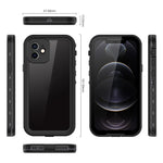 REDPEPPER Dot+ Series Transparent IP68 Waterproof PC+TPU Case Phone Covering for iPhone 12