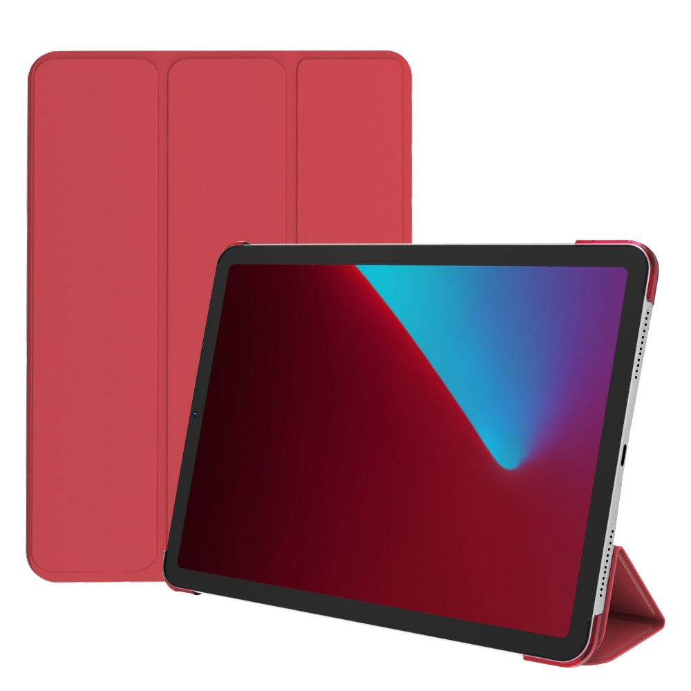 Plastic Tri-Fold PU Leather Tablet Case for iPad Air 11 (2026) / (2025) / (2024) / Pro 11 (2022) (2021) (2020) / Air (2022) (2020)