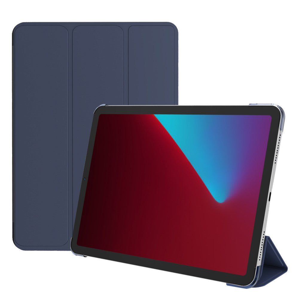 Plastic Tri-Fold PU Leather Tablet Case for iPad Air 11 (2026) / (2025) / (2024) / Pro 11 (2022) (2021) (2020) / Air (2022) (2020)