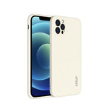 ENKAY HAT PRINCE ENK-PC069 Precise Hold Straight Edge Plain Liquid Silicone Phone Protective Case for iPhone 12 Pro