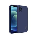 ENKAY HAT PRINCE ENK-PC069 Precise Hold Straight Edge Plain Liquid Silicone Phone Protective Case for iPhone 12 Pro