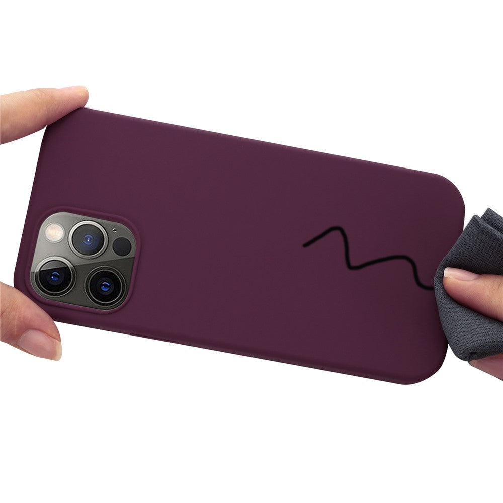 Magnetic Absorption Liquid Silicone Cell Phone Cover [Support Magnetic Wireless Charge]  iPhone 12 Pro Max Magnetic