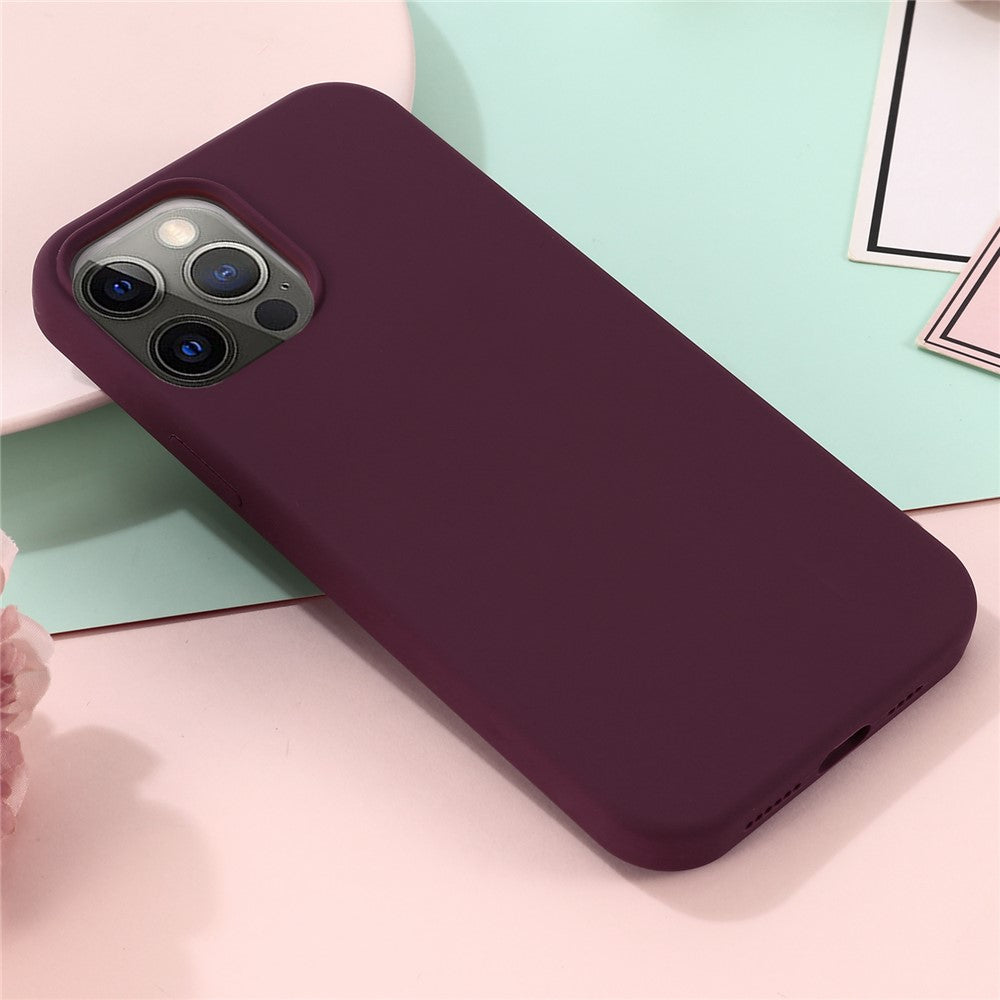 Magnetic Absorption Liquid Silicone Cell Phone Cover [Support Magnetic Wireless Charge]  iPhone 12 Pro Max Magnetic