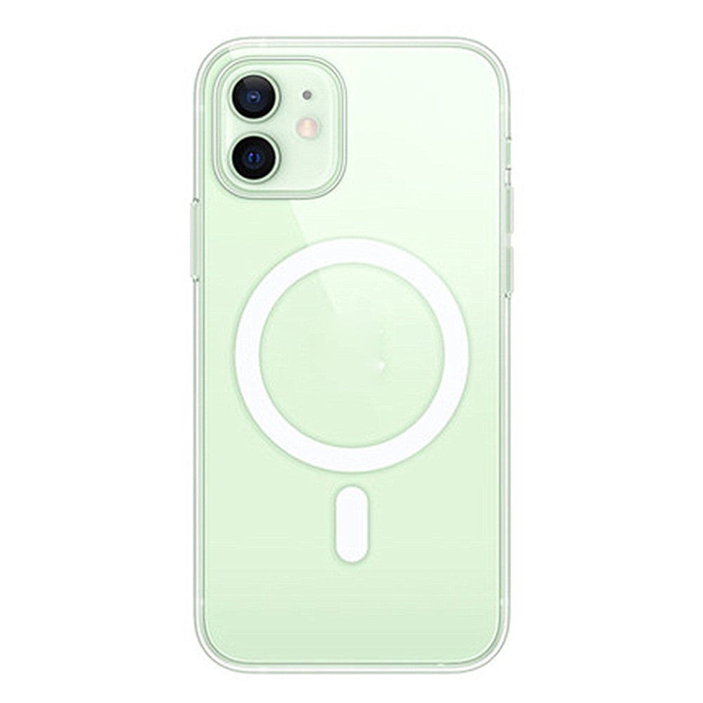 Transparent Magnetic Cover for iPhone 11 Pro 5.8 inch TPU+PC Hybrid Case