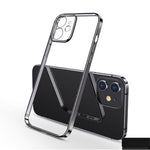 SULADA Ultratyndt Klart TPU-cover med Galvaniseret Ramme til iPhone 11 Pro Max 6,5 tommer