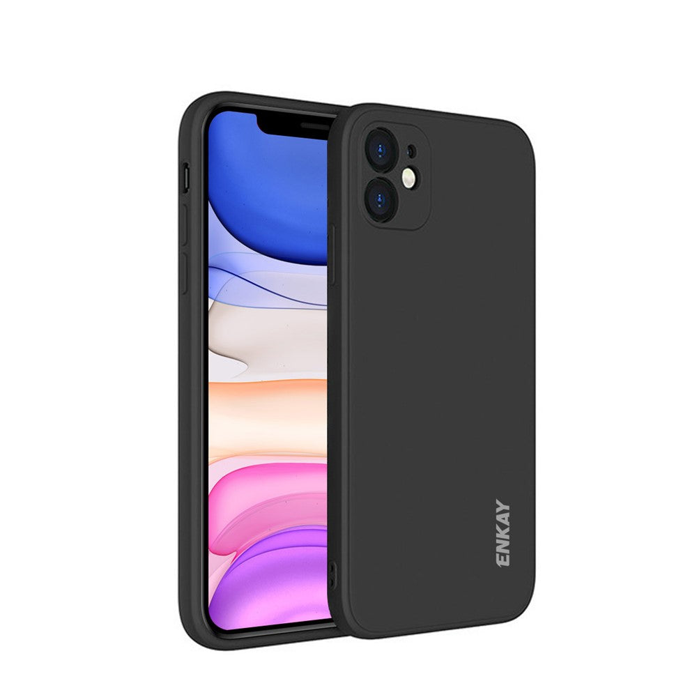 ENKAY HAT PRINCE ENK-PC064 silikoneetui med lige kanter og præcise udskæringer til iPhone 11