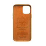 QIALINO Cowhide Leather Coated TPU Phone Cover for iPhone 12 / 12 Pro