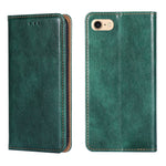 Solid Color Auto-Magnetic Leather Phone Case for iPhone 7/8/SE (2020)/SE (2022)
