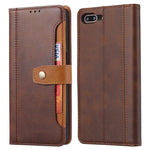 Leather Wallet Stand Protective Shell for iPhone SE (2020)/SE (2022)/8/7 4.7 inch Case