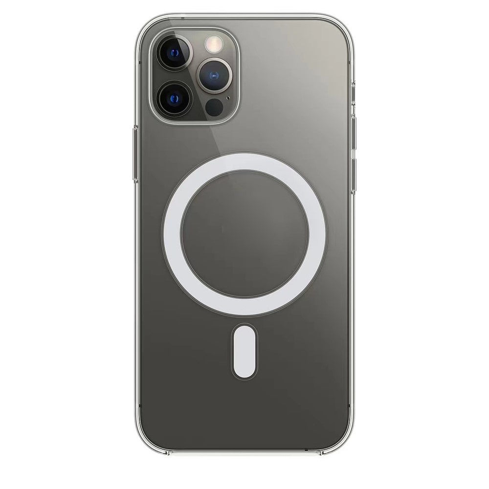 Clear Acrylic+TPU Phone Case Compatible with MagSafe for iPhone 12 Pro Max