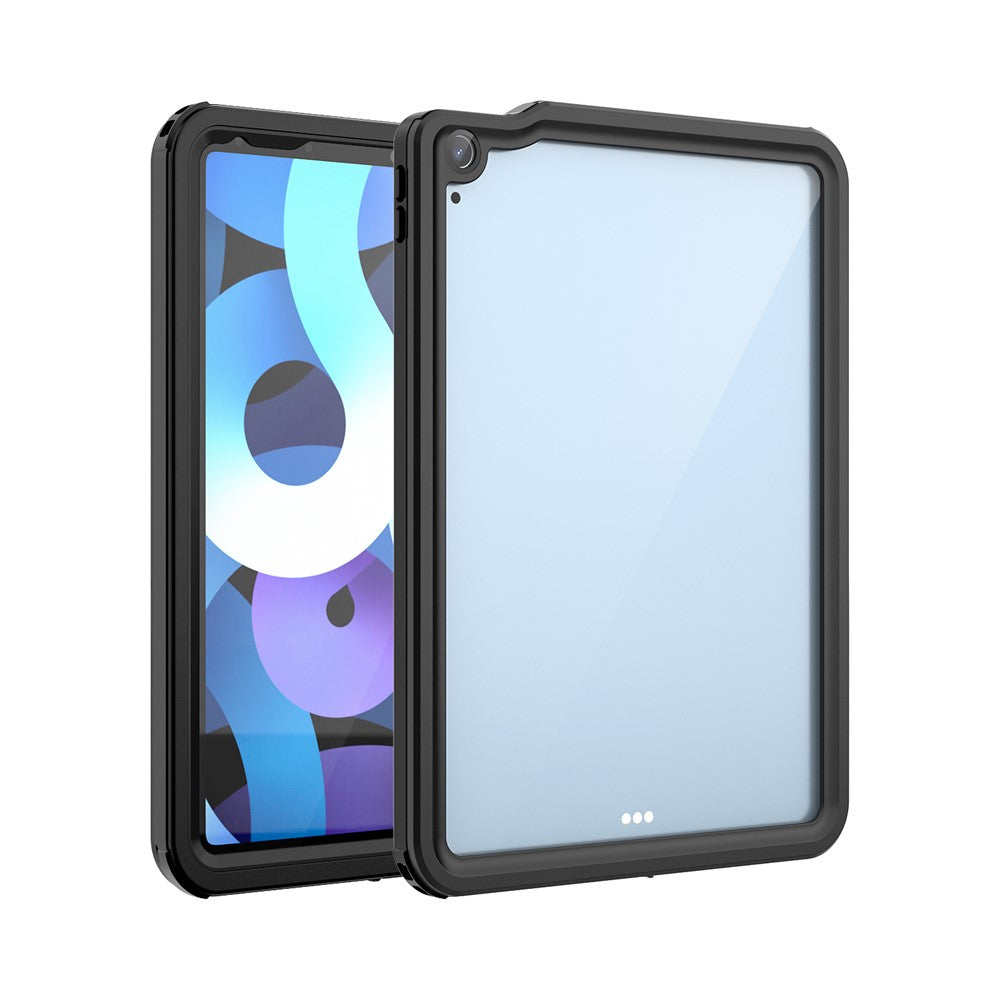 IP68 Dual Protection Waterproof Case Transparent Back Shell for iPad Air (2020) / Air (2022)