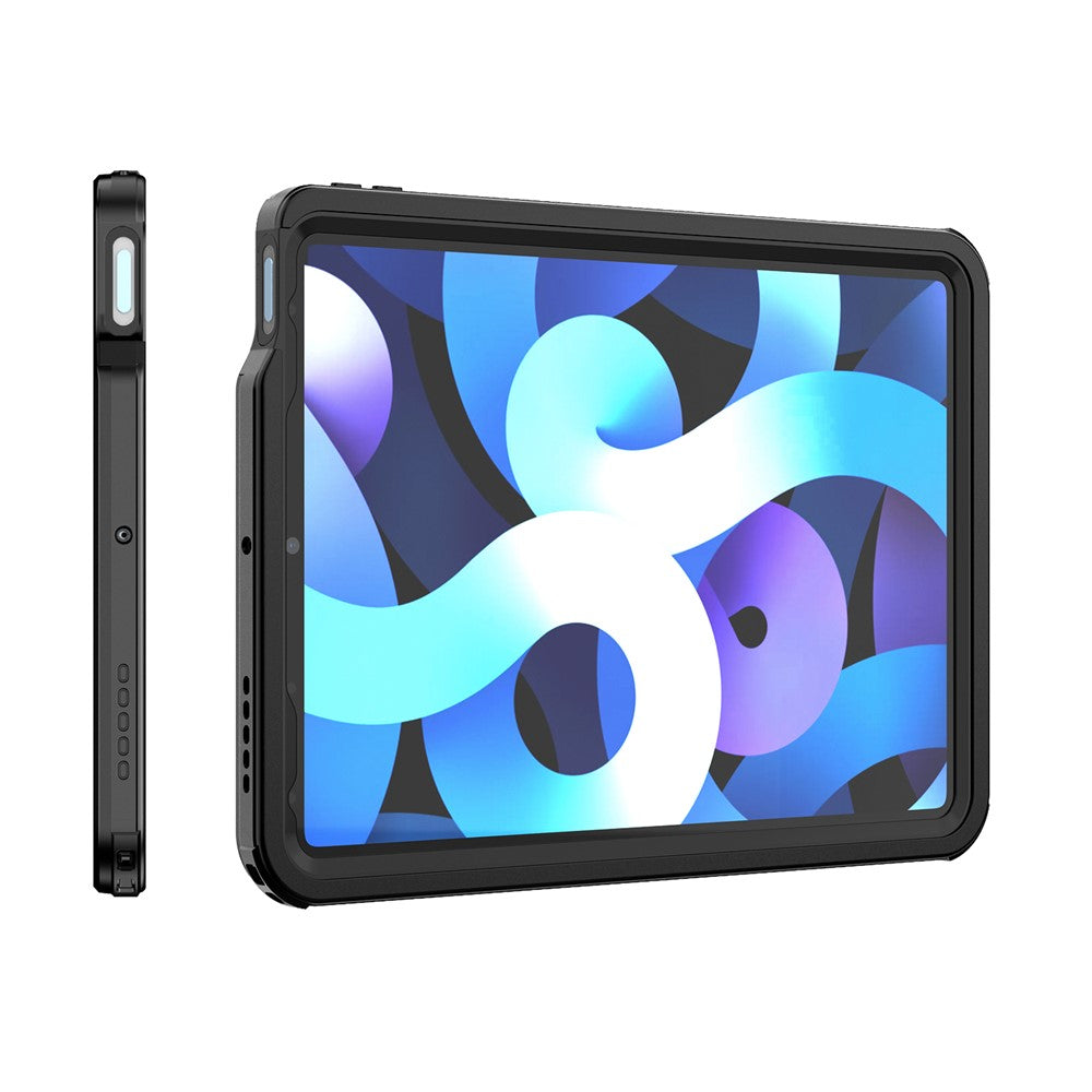 IP68 Dual Protection Waterproof Case Transparent Back Shell for iPad Air (2020) / Air (2022)