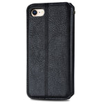 For iPhone 7 / 8 / SE (2020) / SE (2022) PU Leather Case Rhombus Imprint Wallet Stand Phone Cover