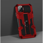 Vanguard Four Corner Airbag Anti-Drop PC + TPU Hybrid Mobile Case with Hidden Kickstand for iPhone 12 mini