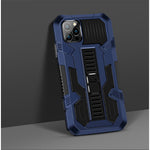 Vanguard Four Corner Airbag Anti-Drop PC + TPU Hybrid Mobile Case with Hidden Kickstand for iPhone 12 mini