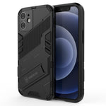 Shockproof PC + TPU Hybrid Phone Case Back Cover with Kickstand for iPhone 11 6.1 inch