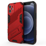 Shockproof PC + TPU Hybrid Phone Case Back Cover with Kickstand for iPhone 11 6.1 inch