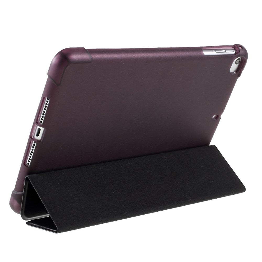 Full Protection Tri-fold Stand Leather Case [with Apple Pencil Storage Groove] for iPad Mini 1/2/3/4/(2019) 7.9 inch