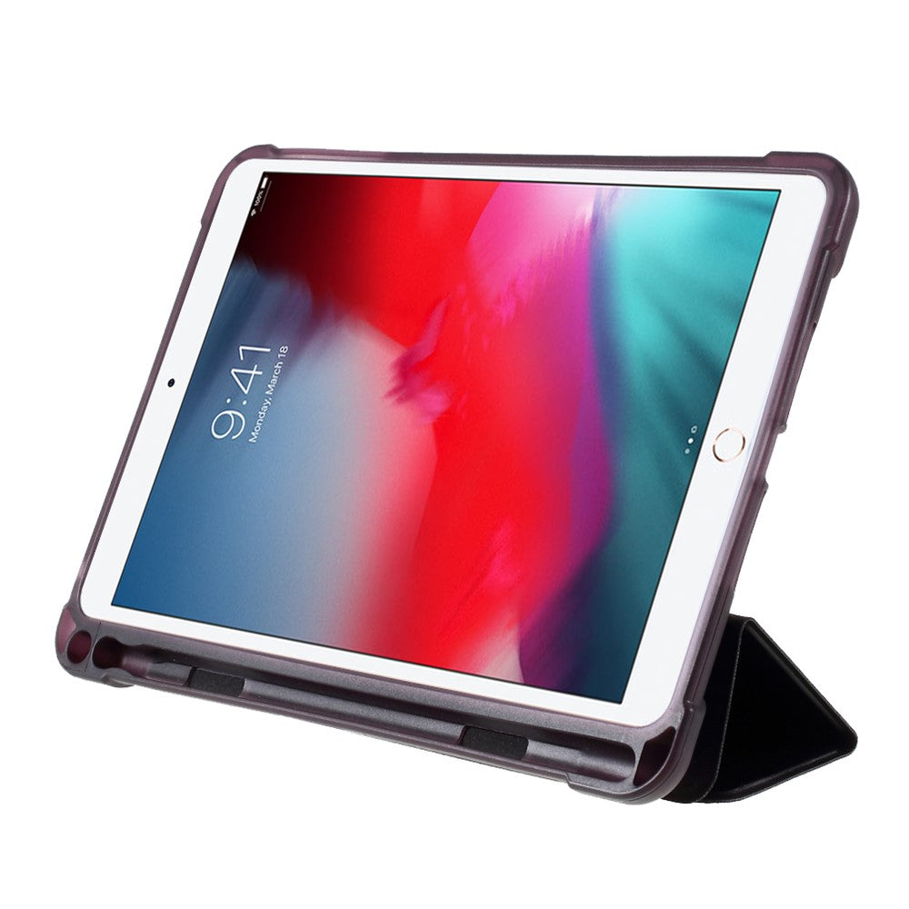 Full Protection Tri-fold Stand Leather Case [with Apple Pencil Storage Groove] for iPad Mini 1/2/3/4/(2019) 7.9 inch