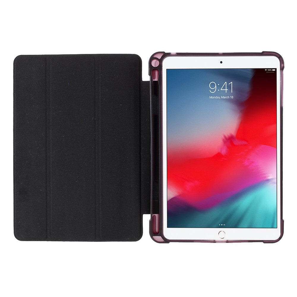 Full Protection Tri-fold Stand Leather Case [with Apple Pencil Storage Groove] for iPad Mini 1/2/3/4/(2019) 7.9 inch