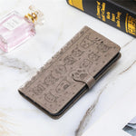 Magnetic Leather Stand Case with Imprinting Cat Dog Pattern for iPhone 7 4.7 inch/8 4.7 inch/SE (2020)/SE (2022)/6