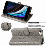 Magnetic Leather Stand Case with Imprinting Cat Dog Pattern for iPhone 7 4.7 inch/8 4.7 inch/SE (2020)/SE (2022)/6