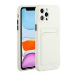 Soft TPU Phone Case Well-Protected Cover with Card Slot for iPhone 12 Pro Max