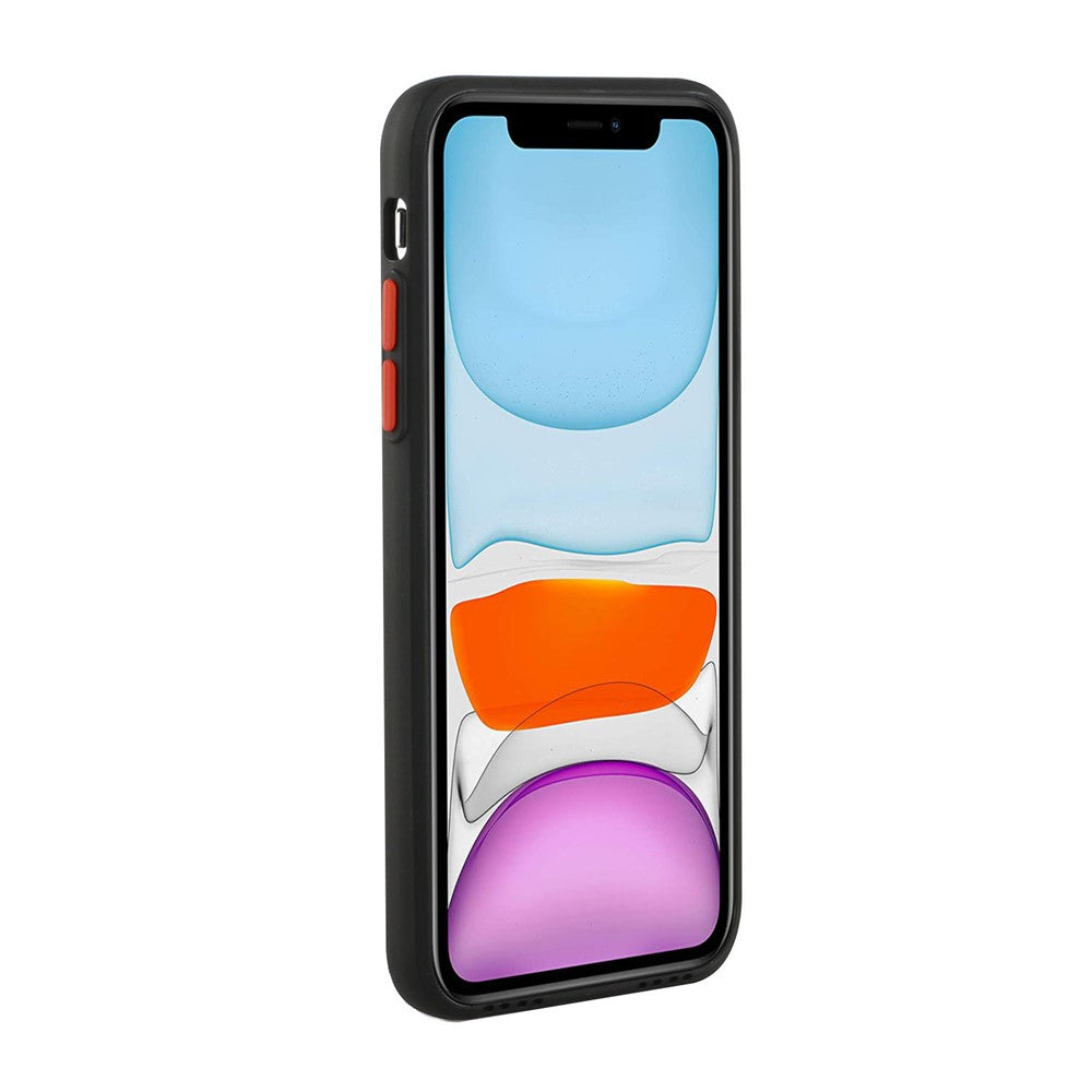 Fleksibelt TPU Cover med Kortlomme til iPhone 12 mini