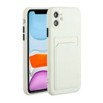 Fleksibelt TPU Cover med Kortlomme til iPhone 12 mini