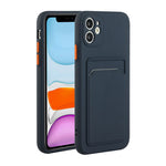 Fleksibelt TPU Cover med Kortlomme til iPhone 12 mini