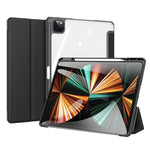 DUX DUCIS TOBY Series Tri-fold Stand Smart Premium Læder Tablet Cover til iPad Pro 12.9 (2022) / (2021) / (2020) / (2018)