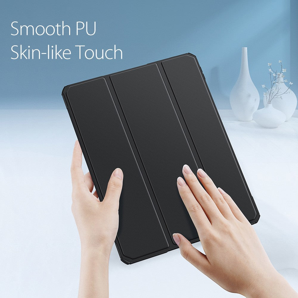 DUX DUCIS TOBY Series Tri-fold Stand Smart Premium Læder Tablet Cover til iPad Pro 12.9 (2022) / (2021) / (2020) / (2018)