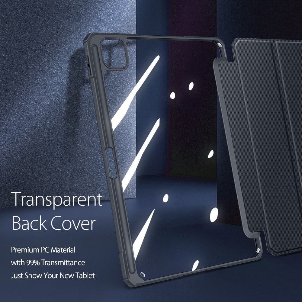 DUX DUCIS TOBY Series Tri-fold Stand Smart Premium Læder Tablet Cover til iPad Pro 12.9 (2022) / (2021) / (2020) / (2018)