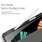 DUX DUCIS TOBY Series Tri-fold Stand Smart Premium Læder Tablet Cover til iPad Pro 12.9 (2022) / (2021) / (2020) / (2018)