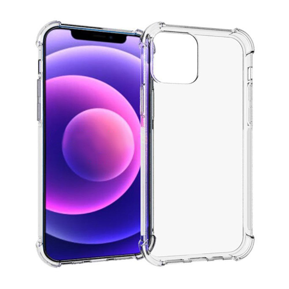 Transparent halkfritt stötsäkert TPU-mobilskal för iPhone 13 mini 5,4 tum