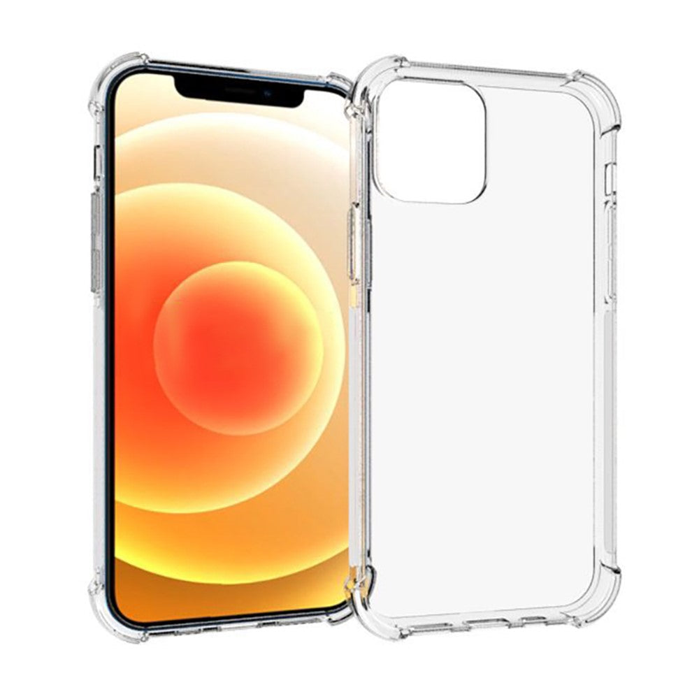 Til iPhone 13 6,1 tommer Gennemsigtigt Stødsikkert Anti-slip TPU Telefoncover