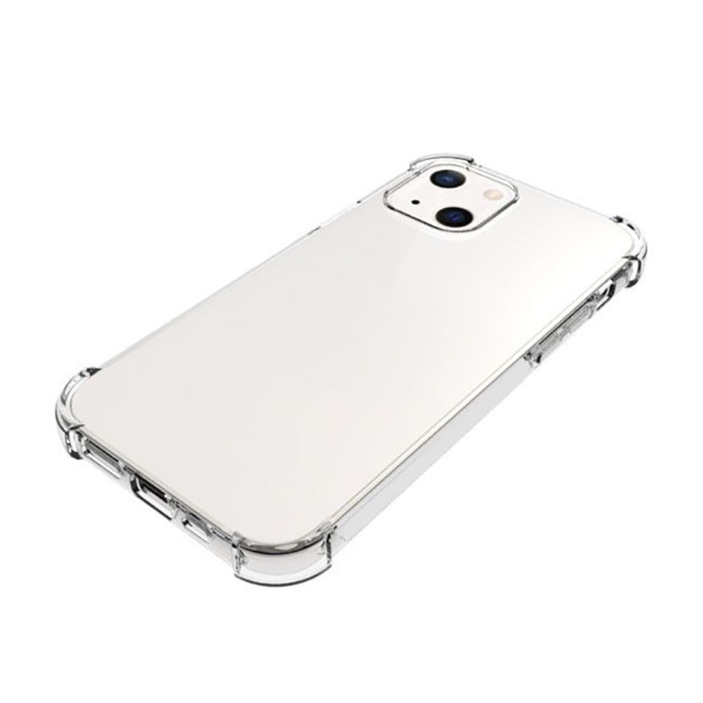 Til iPhone 13 6,1 tommer Gennemsigtigt Stødsikkert Anti-slip TPU Telefoncover