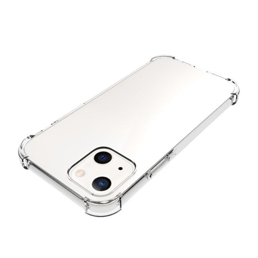 Til iPhone 13 6,1 tommer Gennemsigtigt Stødsikkert Anti-slip TPU Telefoncover