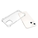 Til iPhone 13 6,1 tommer Gennemsigtigt Stødsikkert Anti-slip TPU Telefoncover