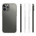 Stötsäkert, halkfritt TPU-skyddsskal med precisa utskärningar för iPhone 13 Pro Max 6,7 tum