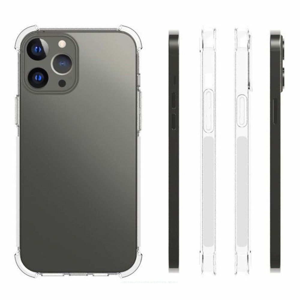 Stötsäkert, halkfritt TPU-skyddsskal med precisa utskärningar för iPhone 13 Pro Max 6,7 tum