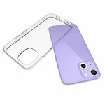Transparent Ultra Thin Soft TPU Cell Phone Protective Case Cover for iPhone 13 mini 5.4 inch