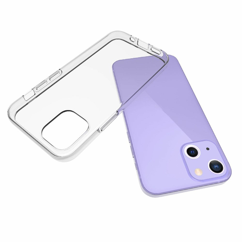 Transparent Ultra Thin Soft TPU Cell Phone Protective Case Cover for iPhone 13 mini 5.4 inch